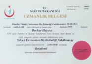 Uzm. Dt. Berkay Hayırcı